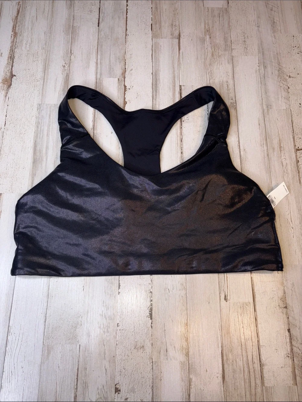 Old Navy Active Powersoft Black Racerback Sports Bra Size XXL NWT - Picture 1 of 11